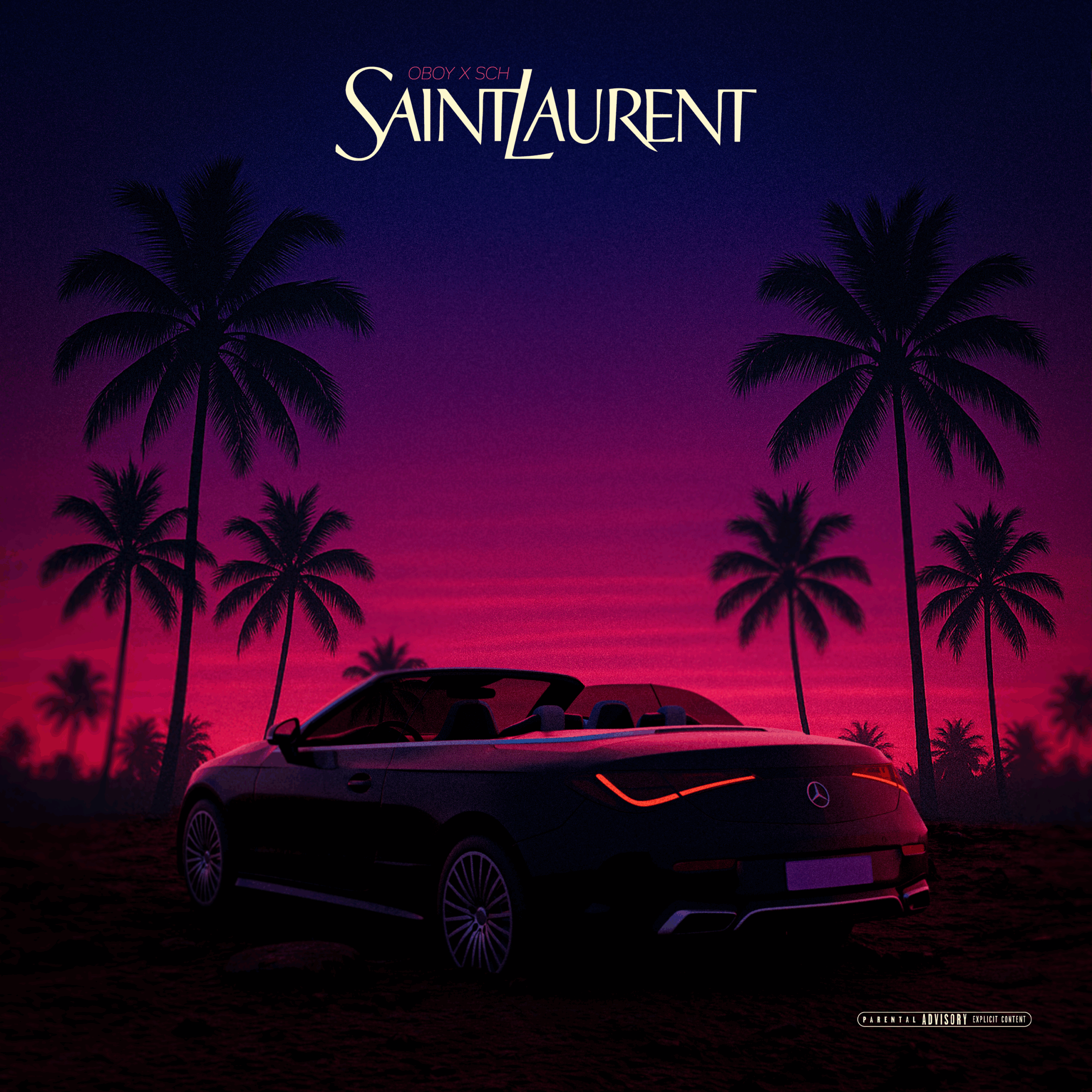 Cover non retenue Oboy feat. SCH - Saint Laurent